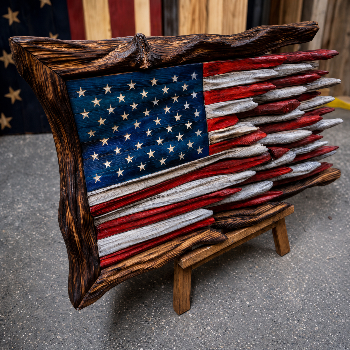 "The Battle Worn" Flag